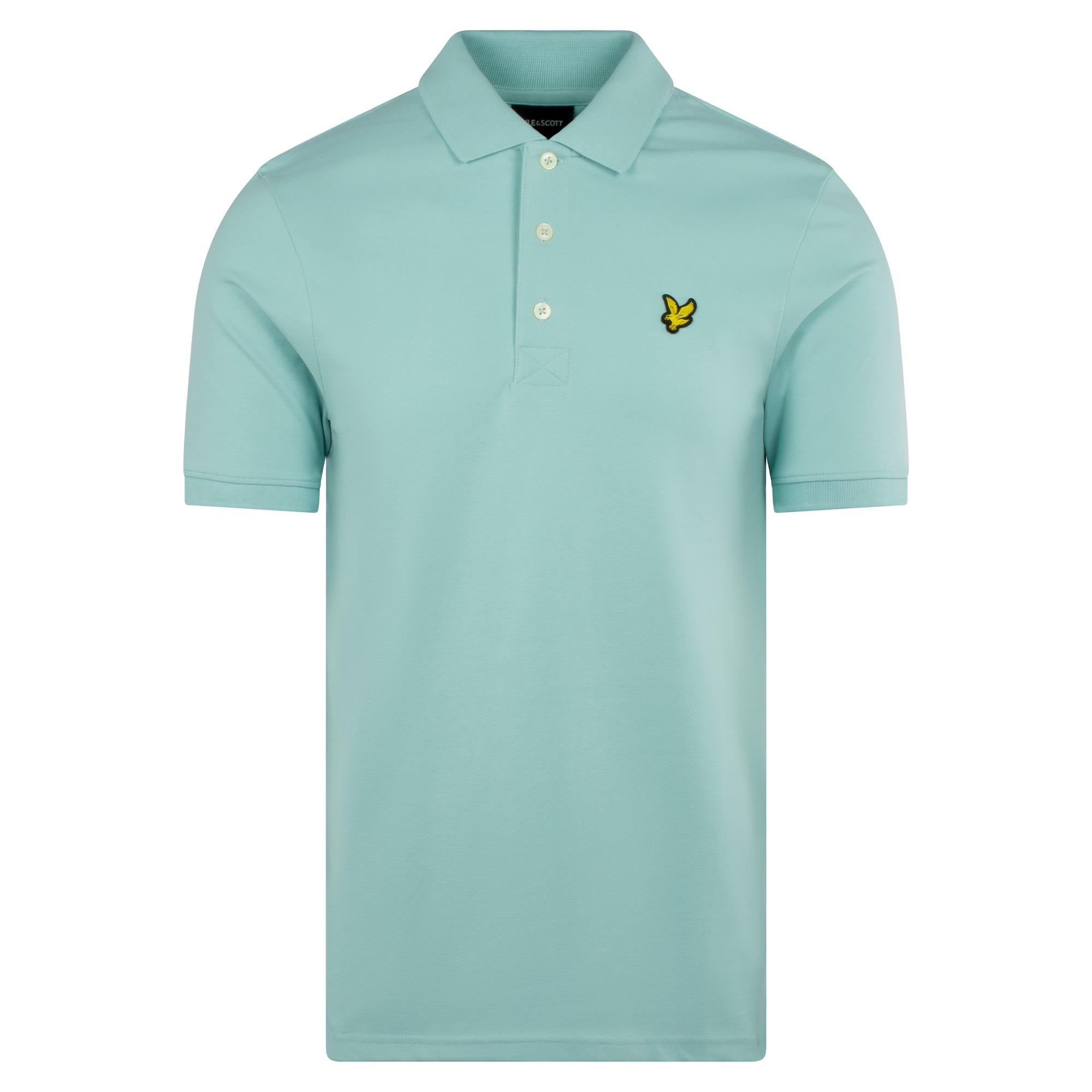 Lyle & Scott Plain Mens Polo Shirt Future Blue